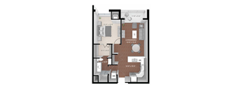 Hastings Floor Plan at Expo, Minnesota, 55414