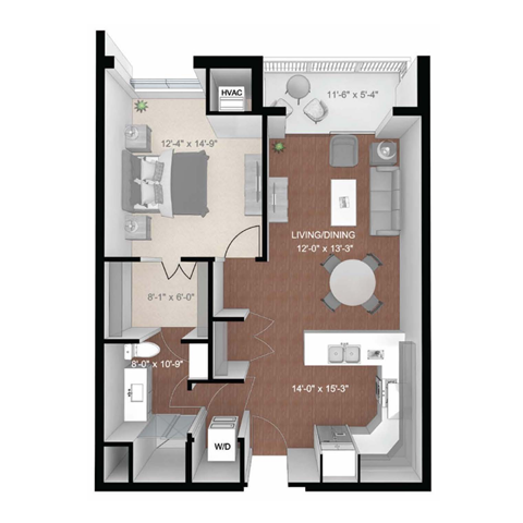 Hastings Floor Plan at Expo, Minnesota, 55414