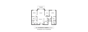 The Preserve at Commerce Apartments in Rogers, MN 2 Bedroom 2 Bath Plus Den