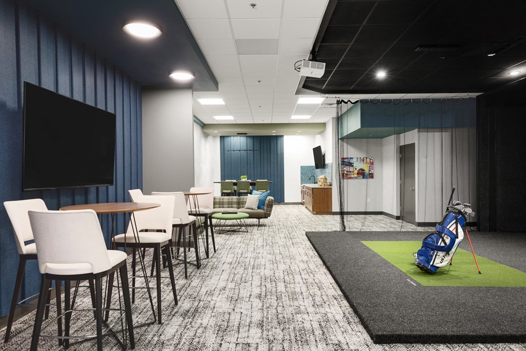 Golf Simulator And Lounge at Kellogg Square, St. Paul, MN, 55101