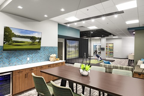 Lounge at Kellogg Square, Minnesota