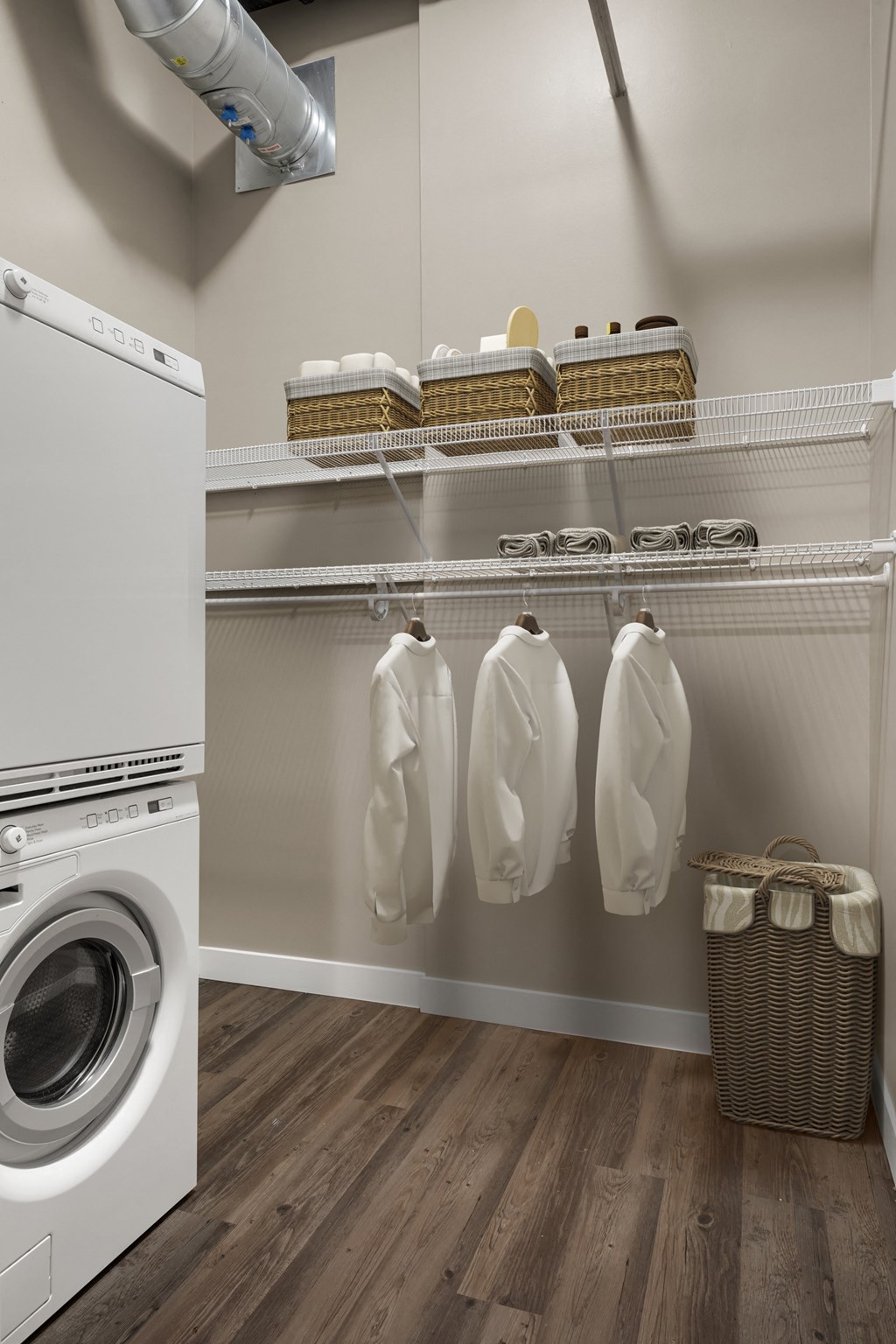 In-Unit Laundry and Spacious Closets at Kellogg Square, St. Paul, MN, 55101