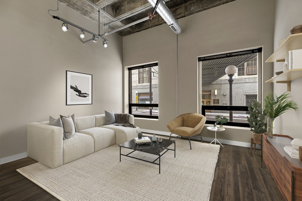 Living Room at Kellogg Square, Minnesota