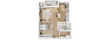 A1 Floor Plan at Lilia, Lilydale, MN, 55118