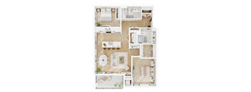 C1 Floor Plan at Lilia, Minnesota, 55118
