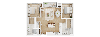 C3 Floor Plan at Lilia, Lilydale, Minnesota
