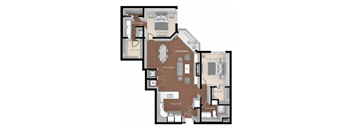 La Crosse Floor Plan at Expo, Minneapolis, MN
