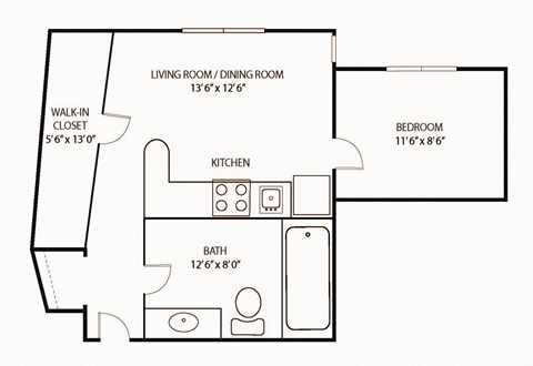 Lilac Floor Plan at Willow Pond, Burnsville, 55337