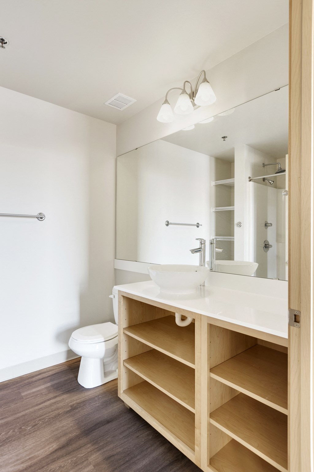 Updated Bathroom at Lowertown Lofts, St. Paul, MN