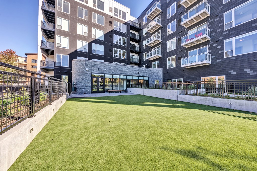 Indoor pet lounge and run at The Mera in St. Louis Park, 55426