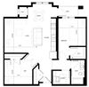 Gabella at Parkside Carrington Floor Plan Gabella at Parkside Apartments in Apple Valley, MN One Bedroom One Bath Plus Den Floor Plan