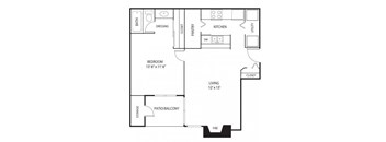 Eden Commons Apartments in Eden Prairie, MN 1 Bedroom 1 Bath