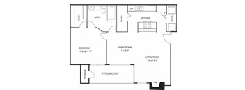 Eden Commons Apartments in Eden Prairie, MN 1 Bedroom 1 Bath