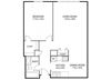 The Edina Towers Birchcrest Floor Plan The Edina Towers Apartments in Edina, MN 1 Bedroom 1 Bath