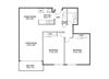 The Edina Towers McGuire Floor Plan The Edina Towers Apartments in Edina, MN 2 Bedroom 1 Bath