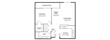 Mallard Creek Apartments in Golden Valley, MN 1 Bedroom 1 Bathroom 