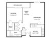 Mallard Creek Wells Floor Plan Mallard Creek Apartments in Golden Valley, MN 1 Bedroom 1 Bathroom