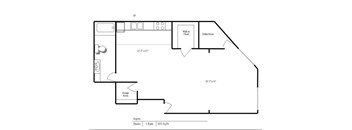 Cedars Lakeside Apartments in Little Canada, MN Studio Apartment