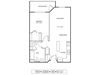 Regency Woods Poplar Floor Plan Regency Woods Apartments in Minnetonka, MN 1 Bedroom 1 Bath