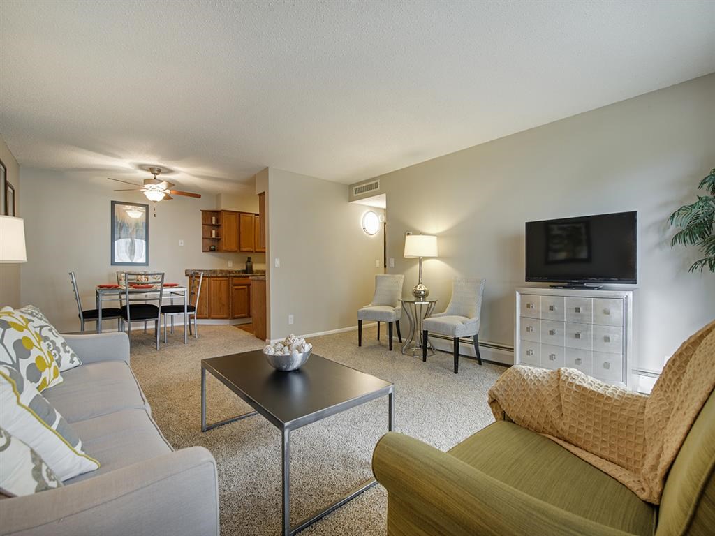 Oakwood Apartments in Plymouth, MN Living Room