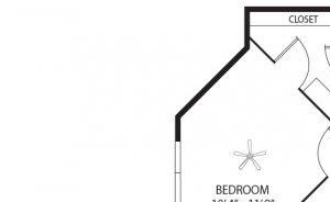 Shadow Hills Dahlia Floor Plan Shadow Hills Apartments in Plymouth, MN 1 Bedroom 1 Bath Plus Den