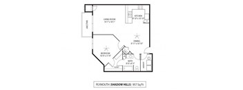 Shadow Hills Apartments in Plymouth, MN 1 Bedroom 1 Bath