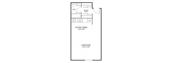 Willow Creek Apartments in Plymouth, MN Studio