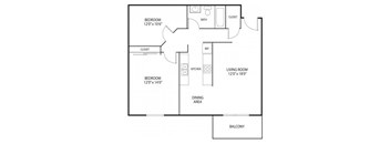 Willow Creek Apartments in Plymouth, MN 2 Bedroom 2 Bath