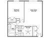 Hamline Terrace Hamline Floor Plan Hamline Terrace Apartments in Roseville, MN 1 Bedroom 1 Bath Apartment