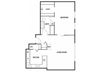 Lowertown Lofts DeKooning Floor Plan Lowertown Lofts in St. Paul, MN 1 Bedroom 1 Bath Apartment