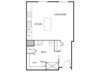 Lowertown Lofts Gaugin Floor Plan Lowertown Lofts in St. Paul, MN Studio Apartment