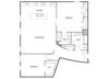 Lowertown Lofts Monet O'Keefe Floor Plan Lowertown Lofts in St. Paul, MN 2 Bedroom 2 Bath Apartment
