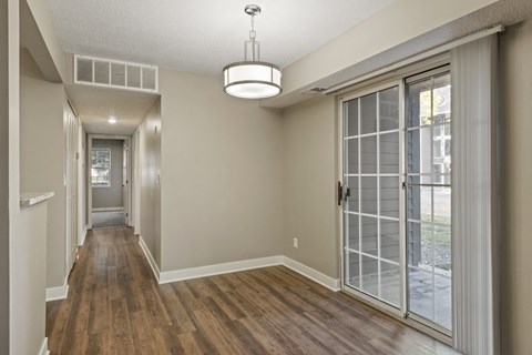 Dining Room with Sliding Glass Door  at Mallard Ridge, Maple Grove, MN, 55369
