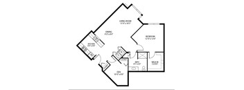 Heritage Place Apartments 55+ Community in Rogers, MN 1 Bedroom 1 Bathroom