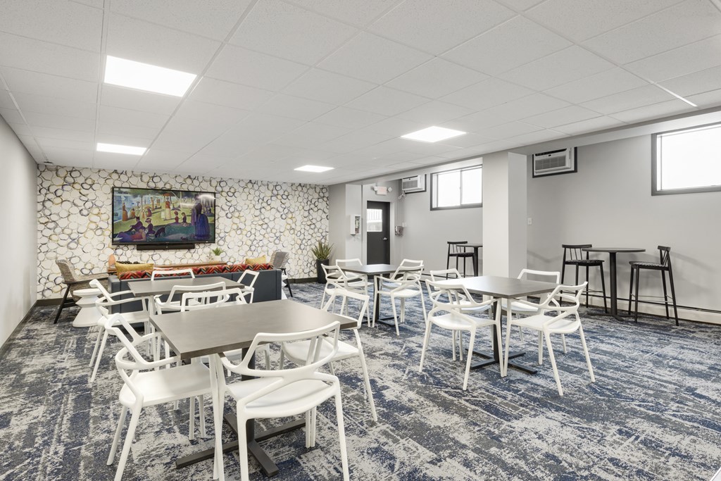 Community Room at Medicine Lake Apartments, Plymouth, Minnesota