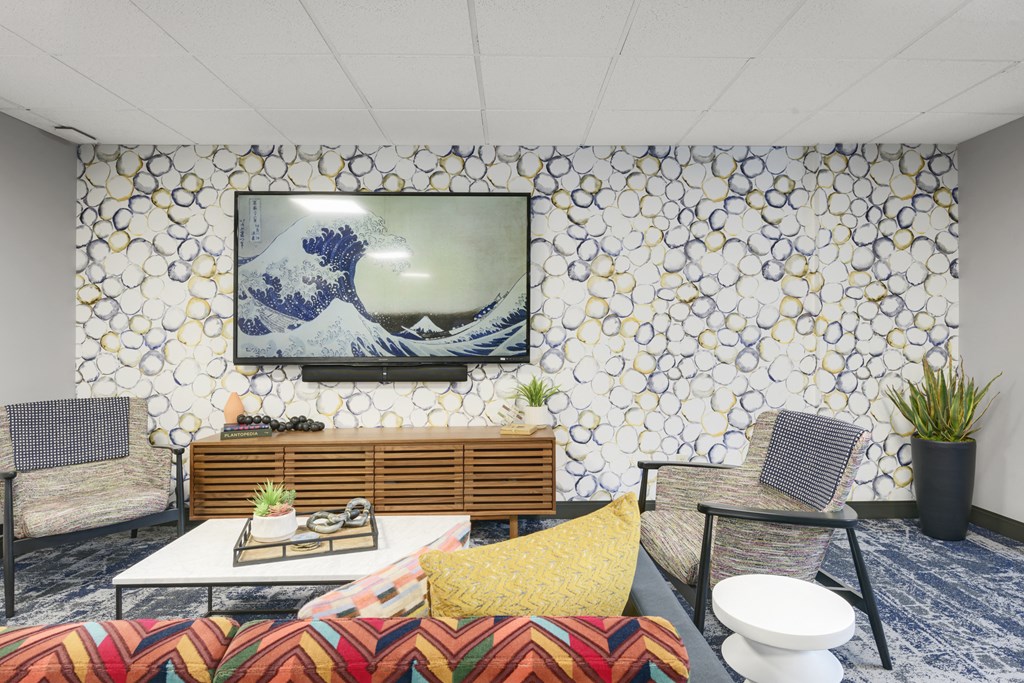 Social Lounge at Medicine Lake Apartments, Plymouth, MN