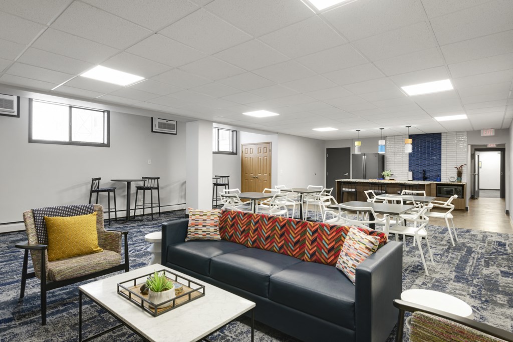 Clubroom at Medicine Lake Apartments, Minnesota