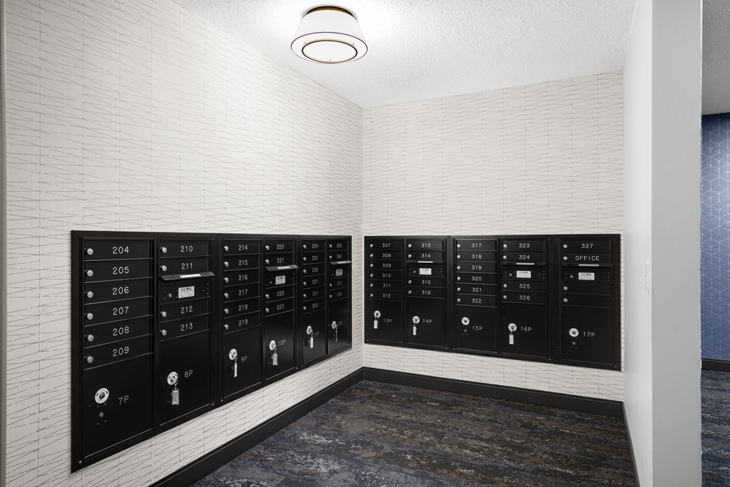Locker Room at Medicine Lake Apartments, Plymouth, Minnesota