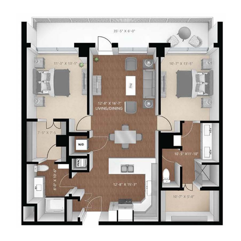 Moline Floor Plan at Expo, Minnesota