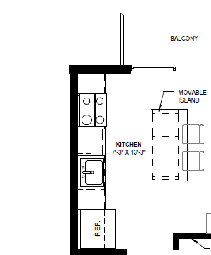 Mural Floor Plan Mural Floor Plan 545 Sq.Ft. at Galante at Parkside, Apple Valley, 55124
