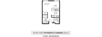 The Preserve at Commerce Apartments in Rogers, MN Studio