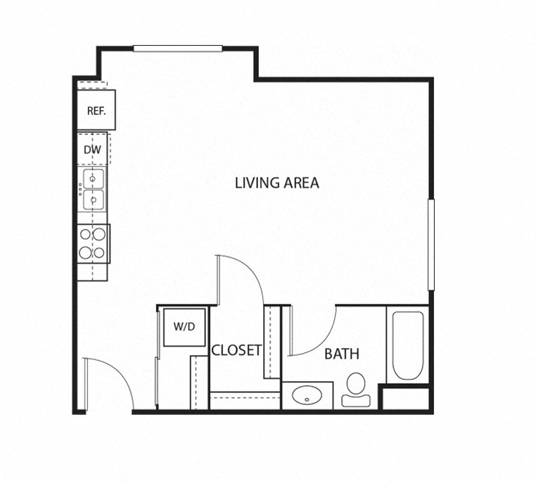 Nook-Floor Plan at Beach South at the Lake, Robbinsdale