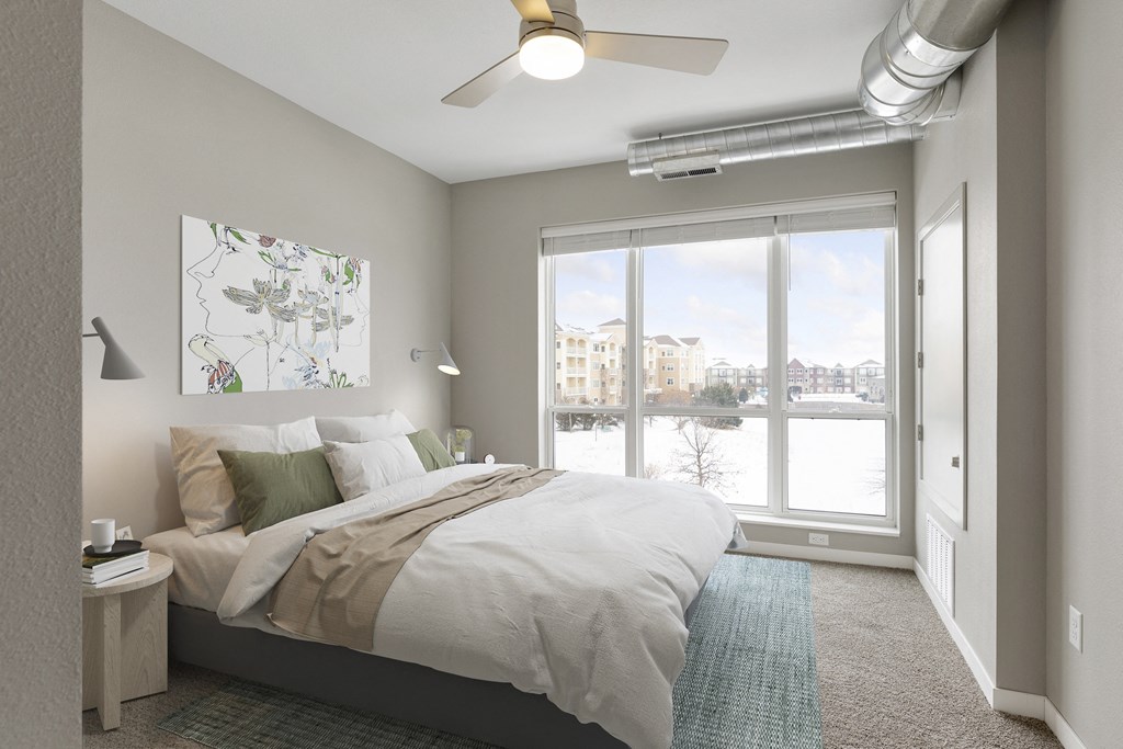 Downstairs Bedroom at Nuvelo at Parkside, Apple Valley, MN