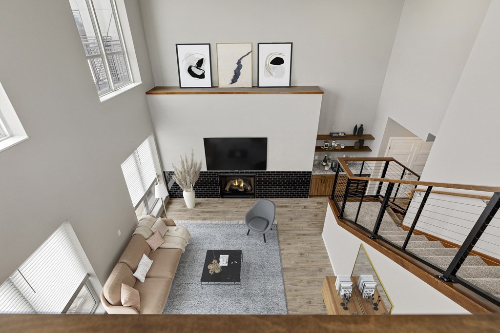 Living room at Nuvelo at Parkside, Apple Valley, 55124