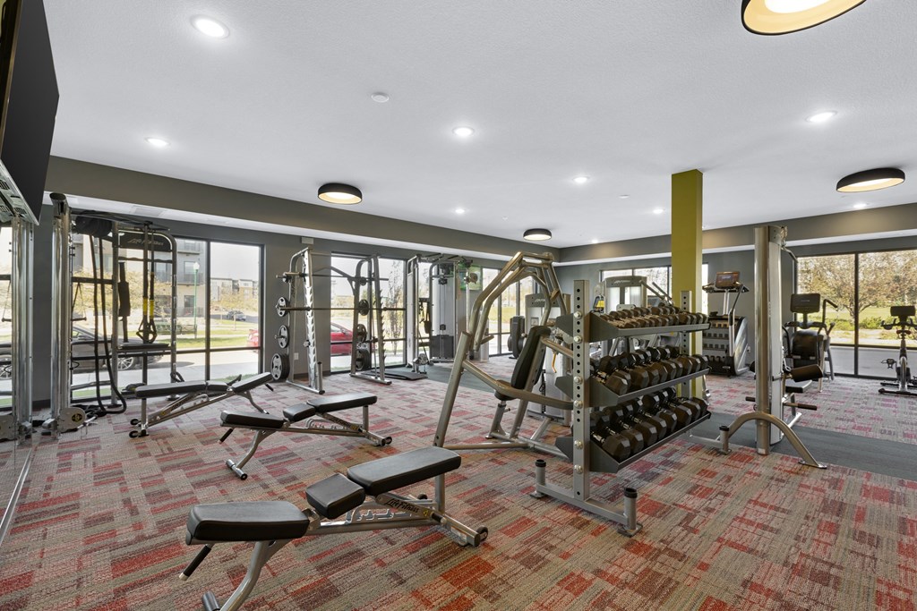 Fitness Room and Equipment - Nuvelo at Parkside at Nuvelo at Parkside, Apple Valley, MN