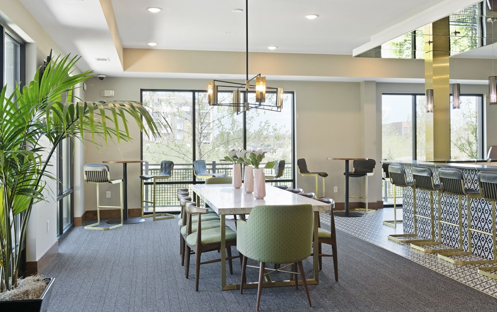 Dining area at Nuvelo at Parkside, Apple Valley, 55124