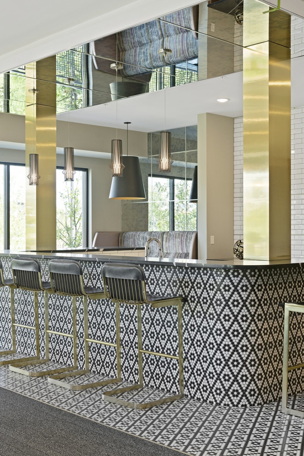 Bar counter at Nuvelo at Parkside, Apple Valley