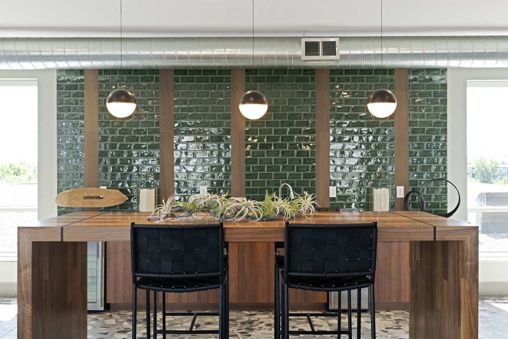 Table and lounge at Nuvelo at Parkside, Apple Valley, 55124