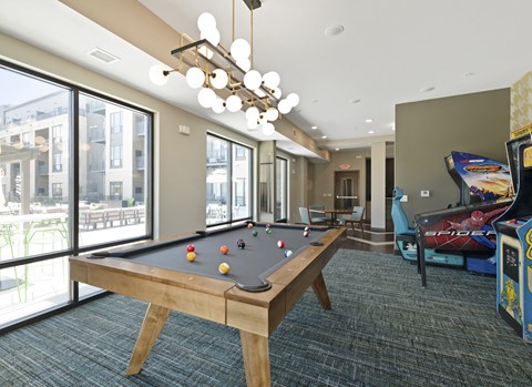 Billiards at Nuvelo at Parkside, Apple Valley, MN