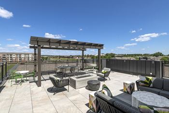Beautiful views from the outdoor lounge | Nuvelo at Parkside